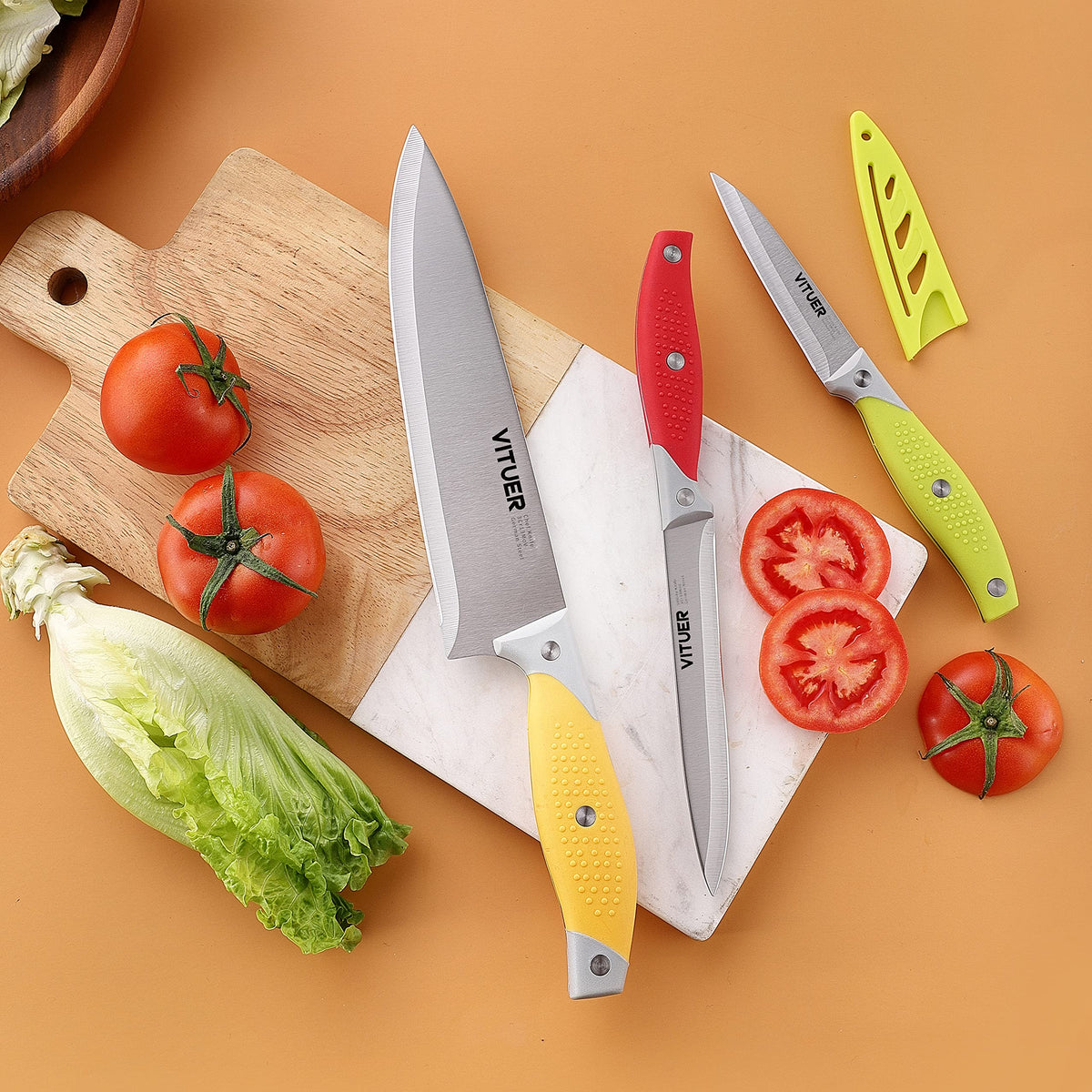 VITUER ergonomic grip feature delivers stable control during prep