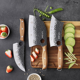 VITUER finger hole design enhances blade control during cutting