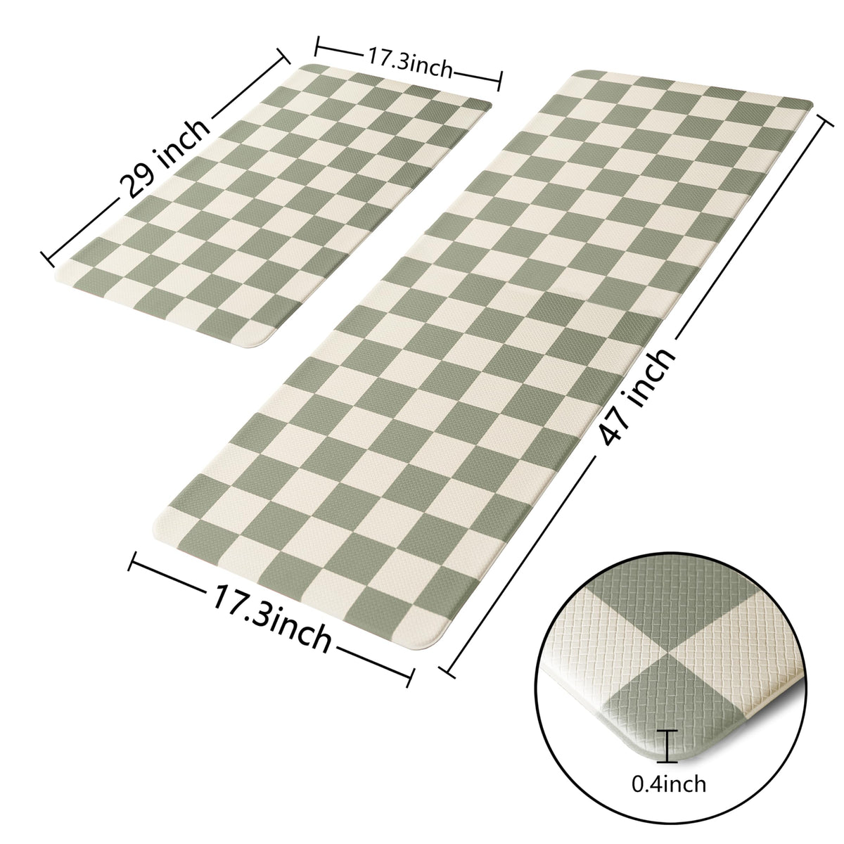 VivaNest durable odor-free PVC mat preserves a fresh kitchen