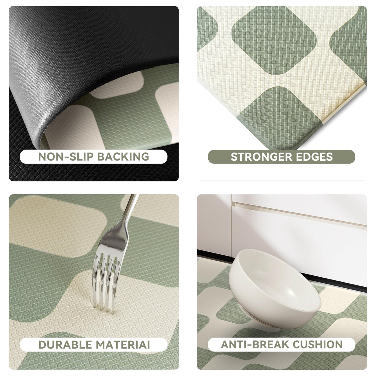 VivaNest durable odor-free PVC material resists wear in busy kitchens