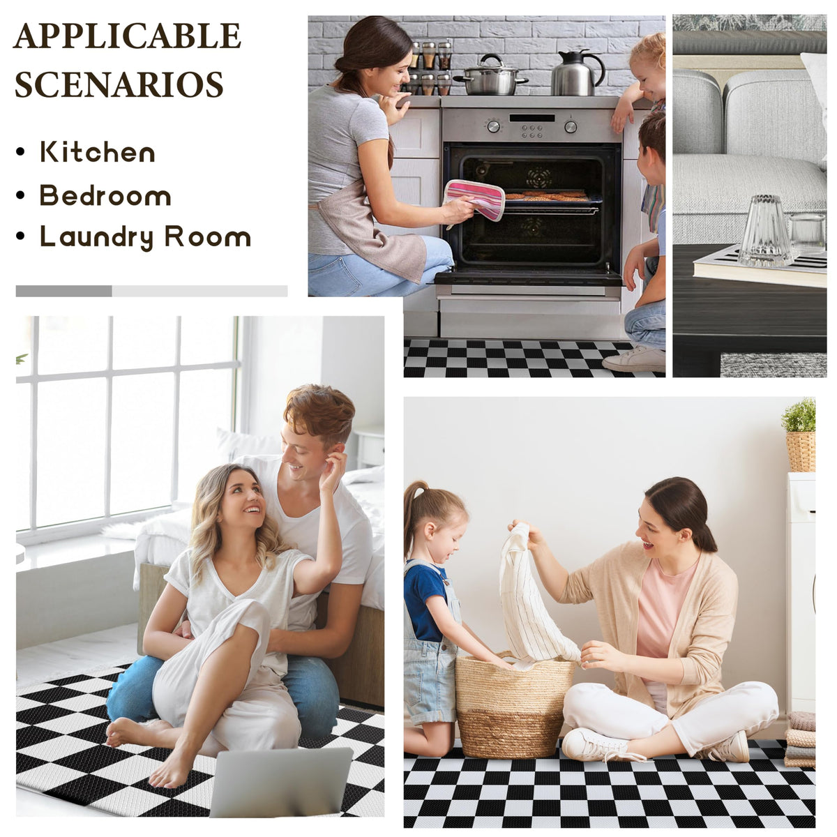 VivaNest multi-use mat fits kitchens, laundry rooms, sinks, and home offices.