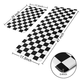 VivaNest waterproof non-slip bottom keeps mats stable during cooking and cleaning.
