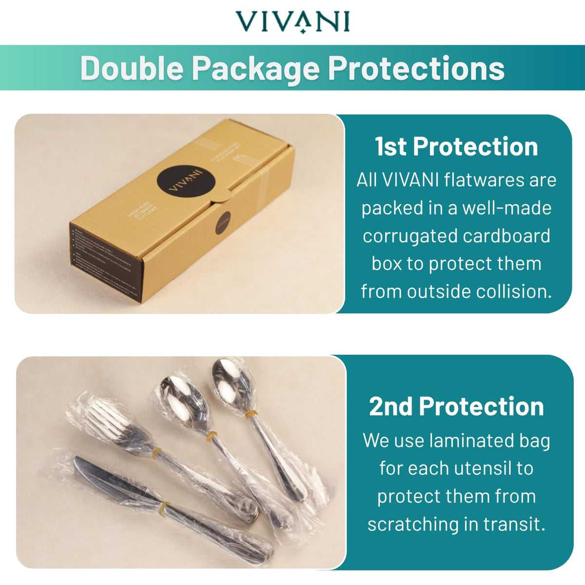 VIVANI classic round handles suit home, dorms, hotels, and restaurants.