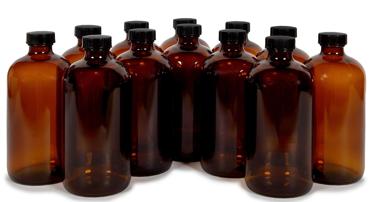 Vivaplex 12-pack amber bottles ready for DIY formulations.
