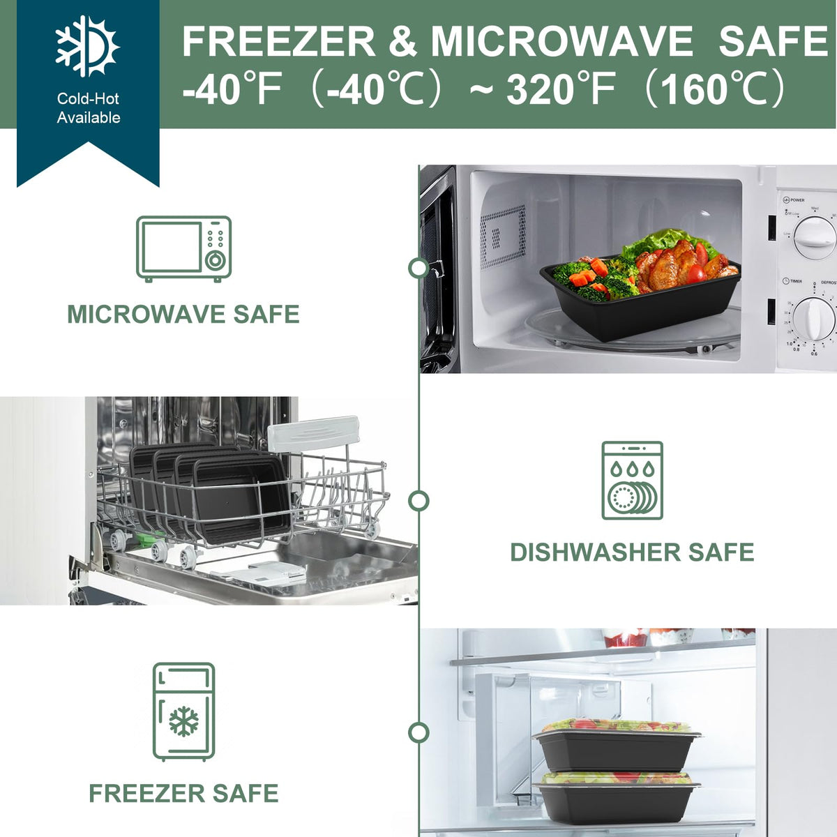 Vivigu dishwasher-safe container ready for easy cleanup.