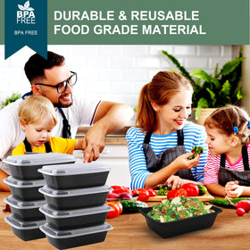 Vivigu stackable containers save space in a busy kitchen.