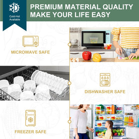 Vivigu stackable restaurant containers simplify storage in tight kitchens.