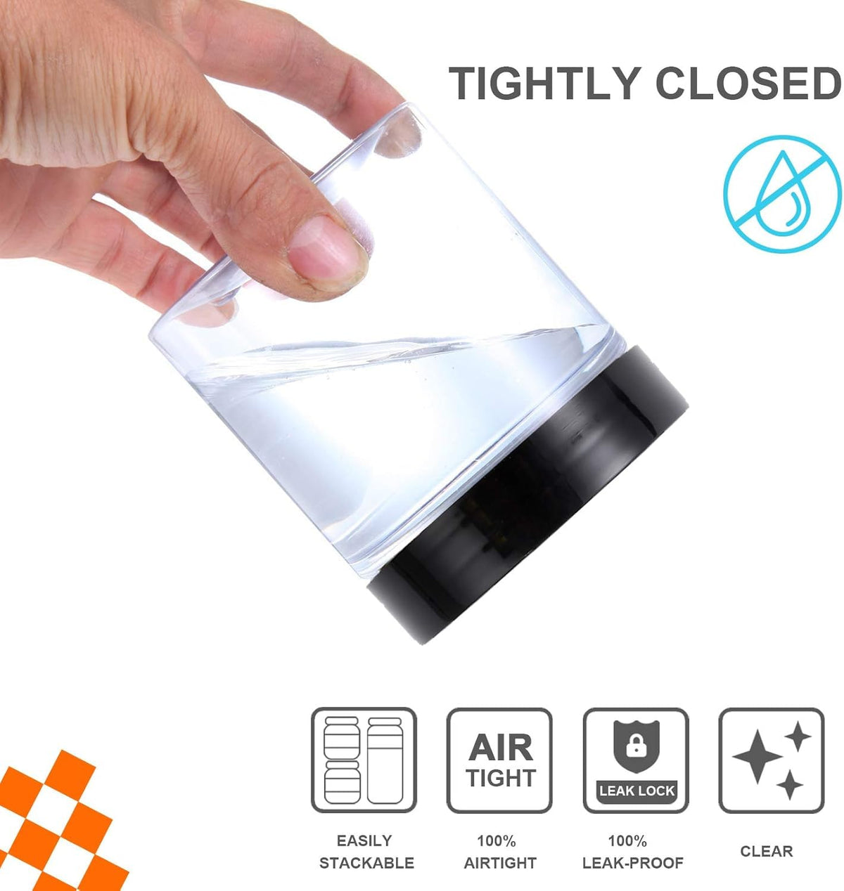 Vivimee airtight-lid closeup demonstrates secure seal for freshness.