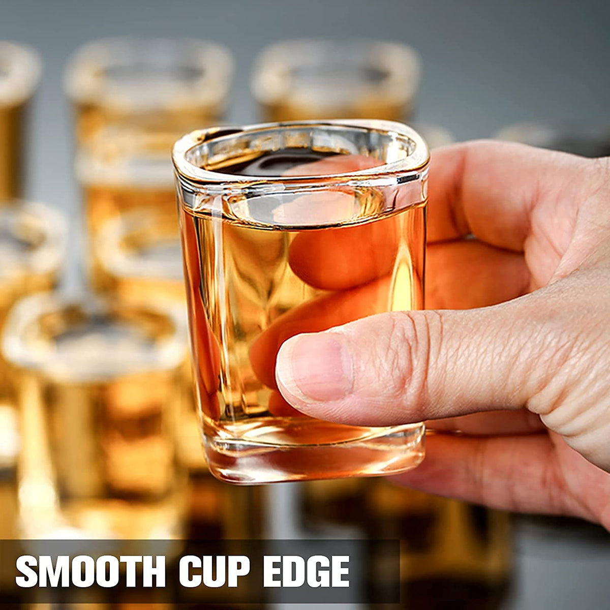 Vivimee versatile shot glasses in bulk; ideal for bars and hotels.