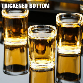 Vivimee dishwasher-safe shot glasses; easy cleanup after gatherings.