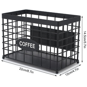 Vivise K-Cup holder measures 8.6 x 4.7 x 5.9 inches for tidy storage.