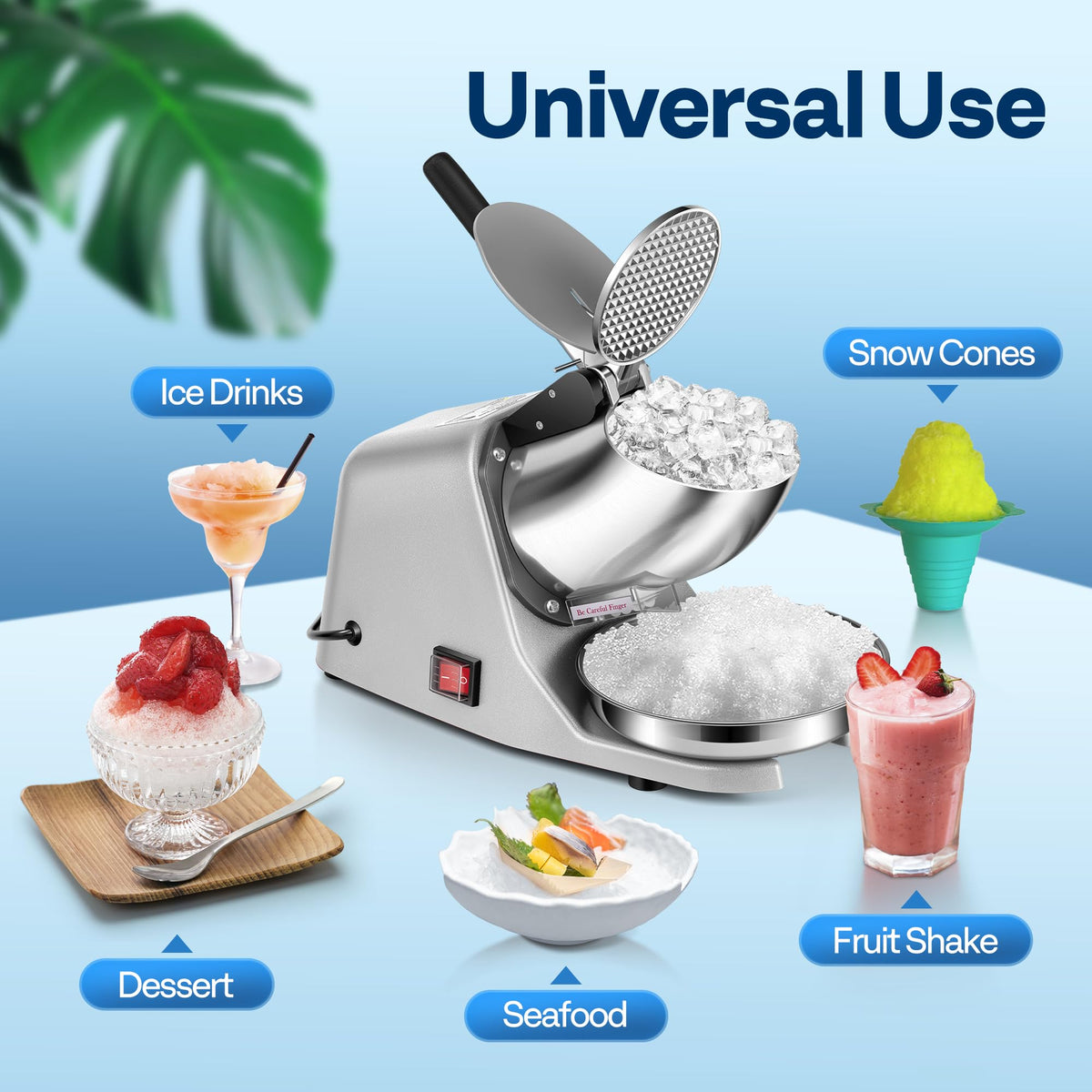 Vivohome ergonomic ice pick included for quick ice block prep
