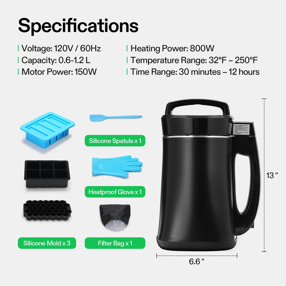 VIVOSUN filter bag and manual supporting clean extractions and recipes