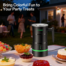 VIVOSUN gummy maker with stainless steel pot for durable candy making.