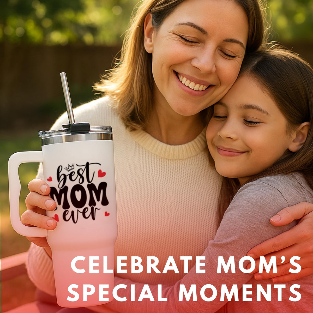 Vivulla68 Mama Tumbler with handle ideal for travel and daily hydration