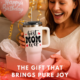 Vivulla68 Mommy Coffee Mug 40oz tumbler with easy-grip for on-the-go sips