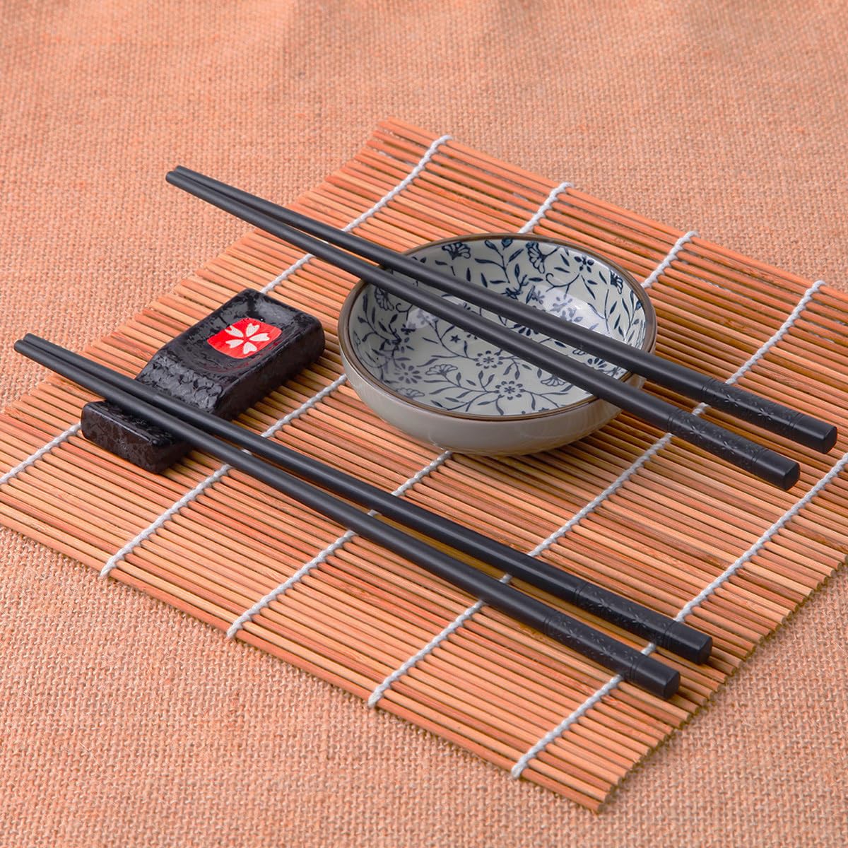 VIWIK dishwasher-safe chopsticks for easy cleanup after meals.