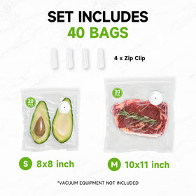 Vixino BPA-free vacuum bags are dishwasher safe for easy cleaning.