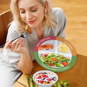 Viynran plates and bowls set in use for family meals.