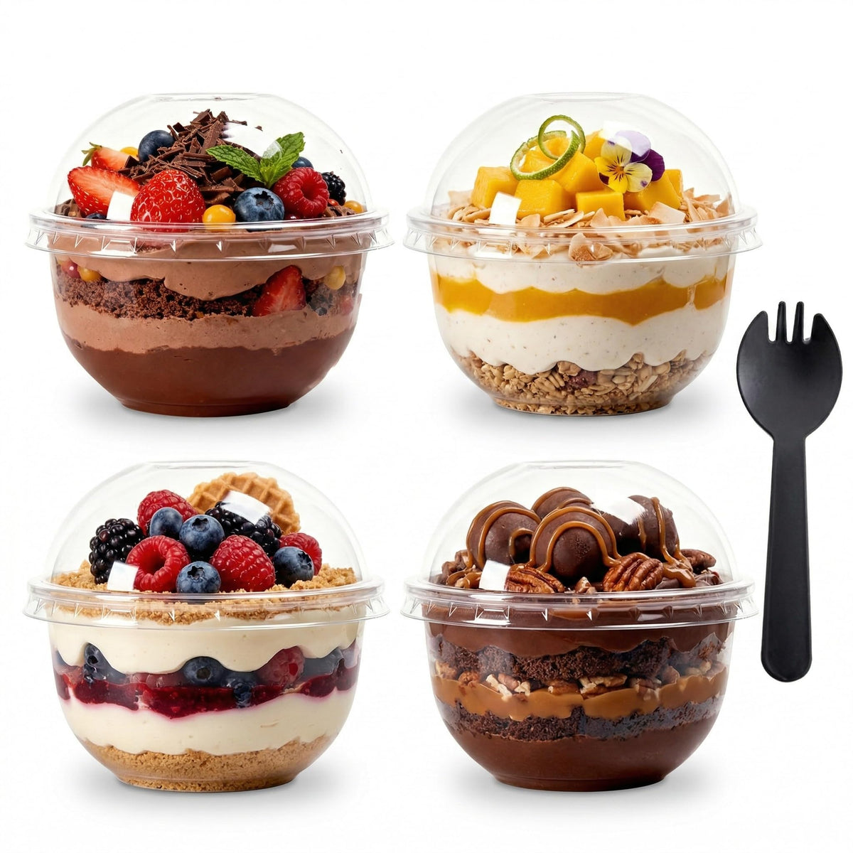 VKSLKV pack includes lids and spoons for streamlined event prep
