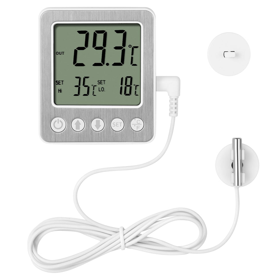 VLEJEARI fridge thermometer exterior display for quick temperature viewing