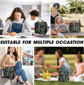 VLM lunch bag durable handles and reinforced stitching for daily use