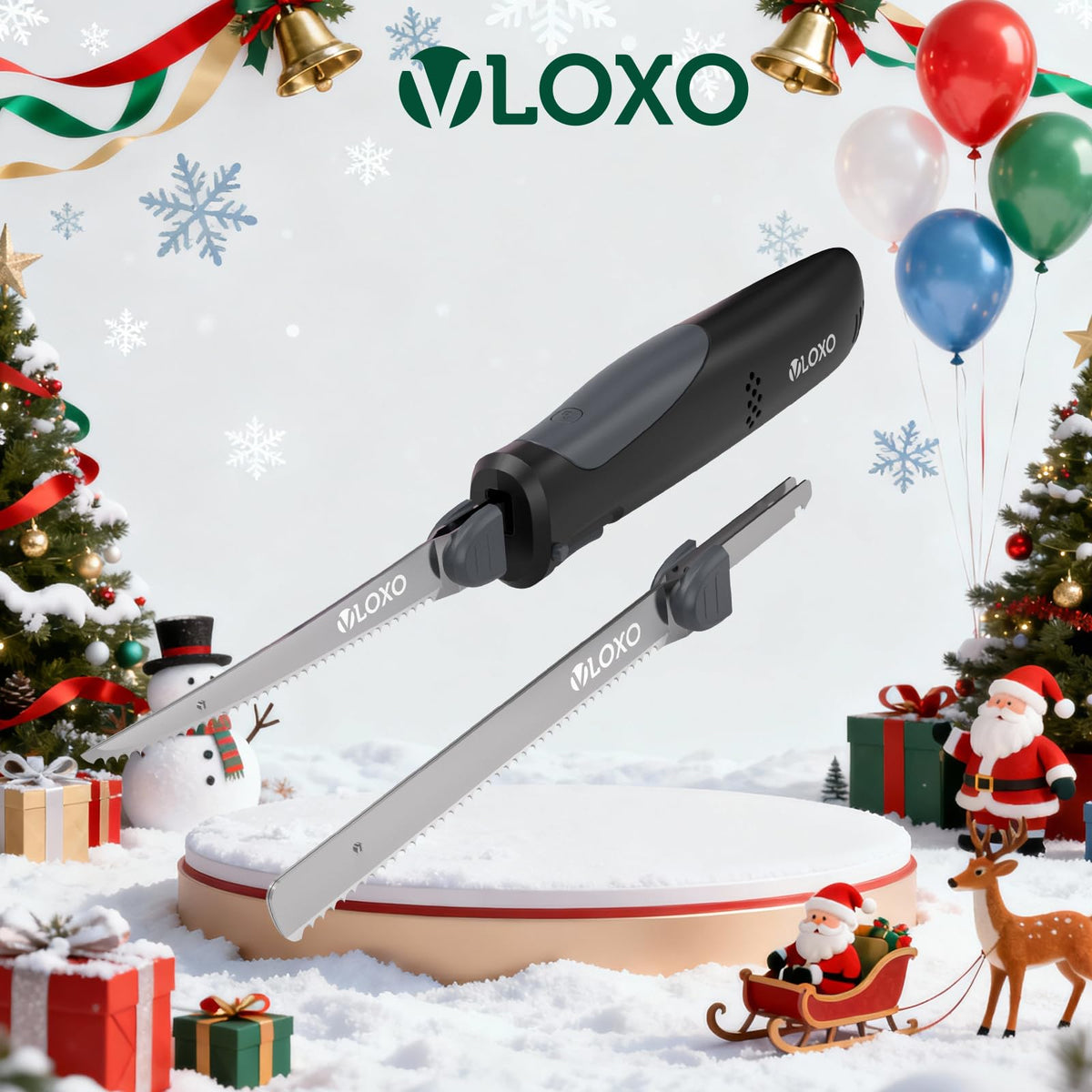 VLOXO serrated bread blade designed for crusty loaves.