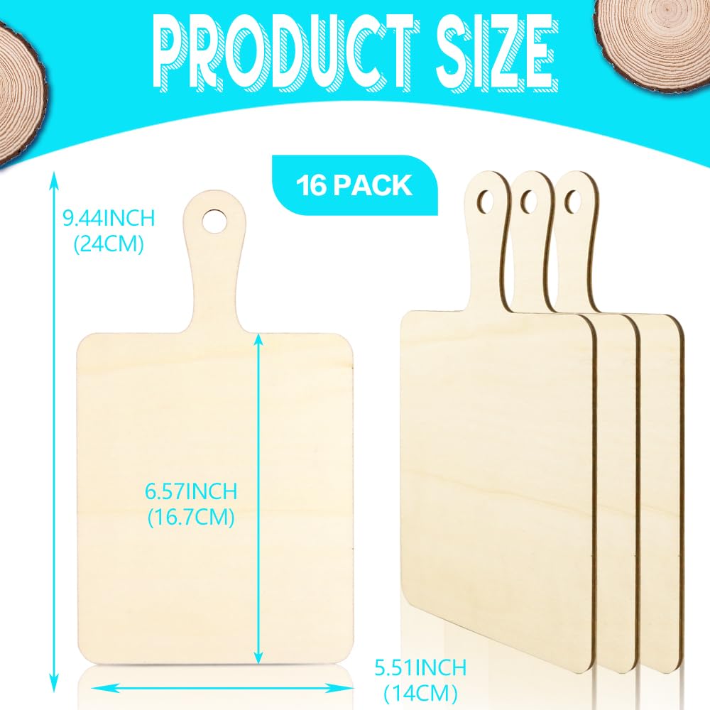 Vmiapxo wooden paddle cheese board highlights natural grain for serving and display.