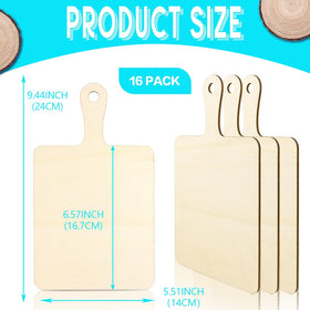Vmiapxo wooden paddle cheese board highlights natural grain for serving and display.