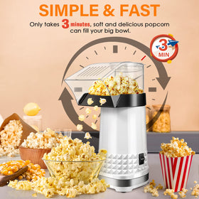 Vminno measuring cup guides kernel amount for precise popping results.