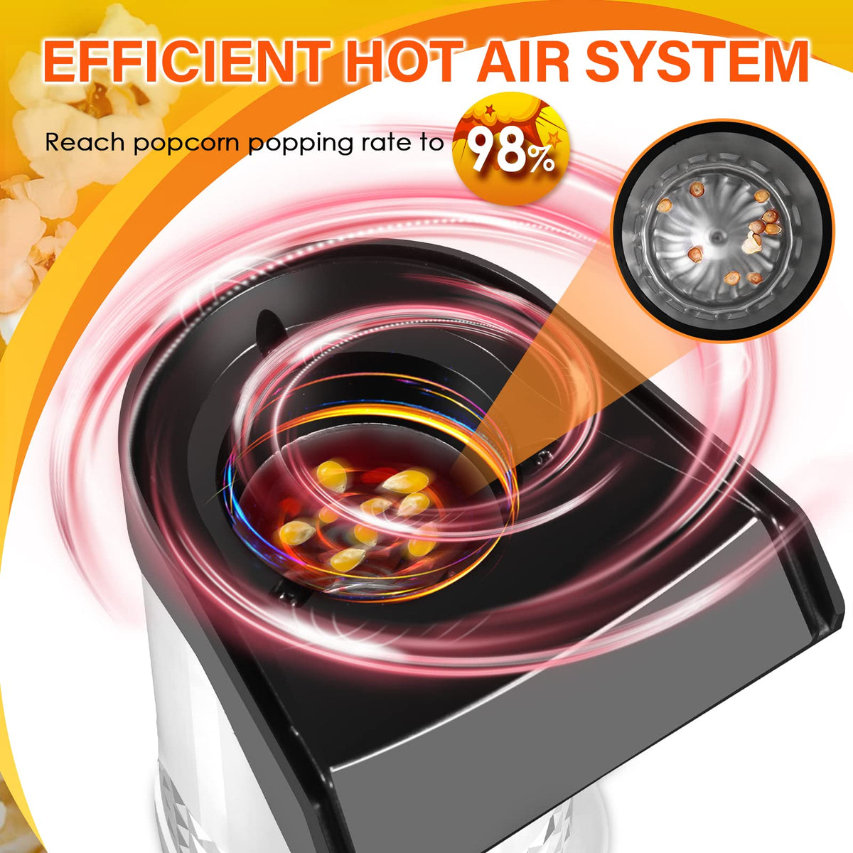 Vminno removable top cover facilitates quick cleaning after use.