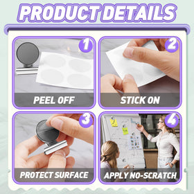 VNDUEEY kitchen magnet clips hold recipes and reminders securely on metal surfaces.