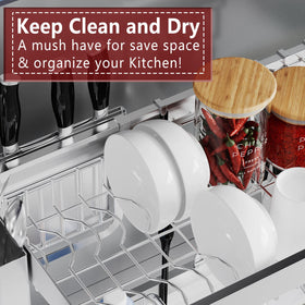 VNKZI stainless steel construction; simple assembly and easy cleaning.