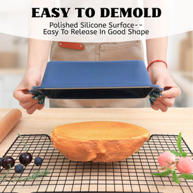 Vnray bread pan ensures easy release and minimal sticking during baking