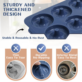 Vnray donut pan 3.5 inch holes ideal for small treats and bites.