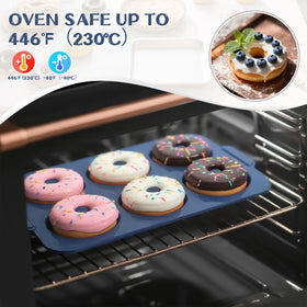 Vnray donut pan during kid-friendly baking, fun and safe to use.