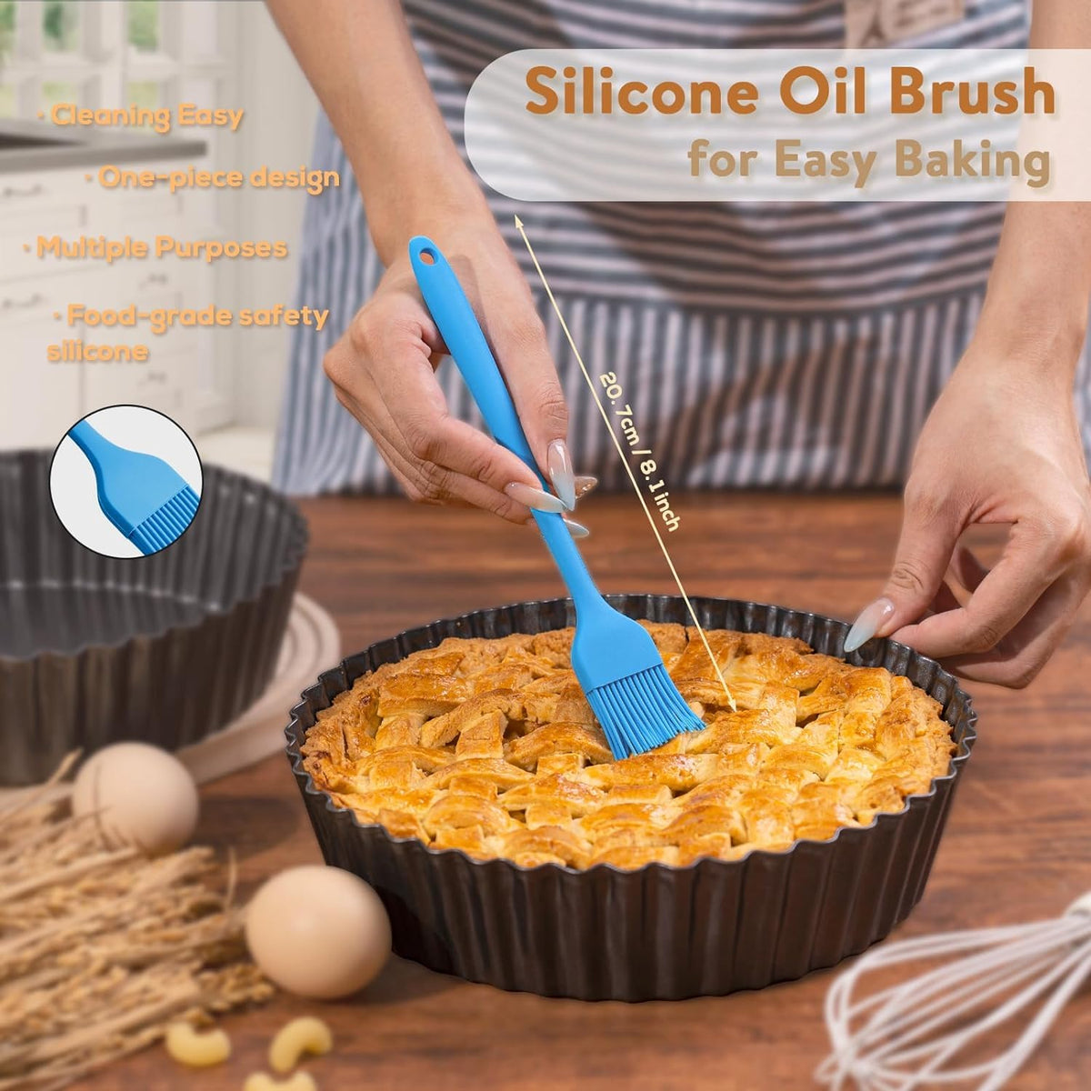 Vnray silicone scrubber gift helps cleaning without scratching coating