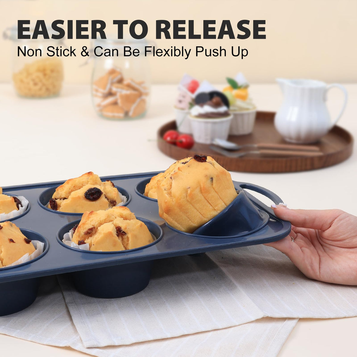 Vnray thick design promotes even baking and lasting durability.