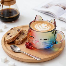 VNROSE Cat Lover Gift 12oz mug ideal for birthdays and holidays.