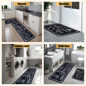 Voanos microfibre surface with cushioned comfort for long cooking tasks.