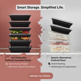 Voatree dishwasher-safe meal containers for easy cleaning after busy days