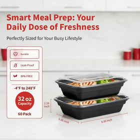 Voatree dishwasher-safe upper-rack friendly container for easy cleaning.