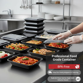 Voatree reusable or disposable options offer flexible meal hosting and portioning.