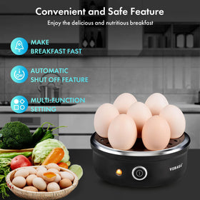 VOBAGA egg holder tray supports seven eggs for family meals