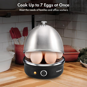 Seven-egg capacity suits families and offices