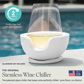 Close-up of the chill cradle setup for seamless cooling.