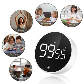 VOCOO timer is compact and modern for kitchens, desks, and classrooms.