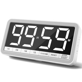 VOCOO digital timer with 7.8-inch display for clear visibility in busy kitchens.
