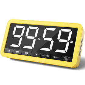 VOCOO digital timer with bright 7.8-inch display for clear cooking timing