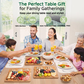 Vocvee cutting boards with hanging holes for air drying and organization